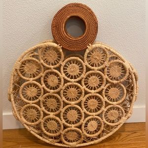 Cult Gaia Large Straw Tote